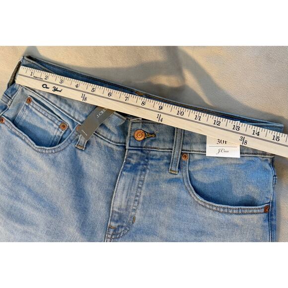 J Crew Womens Classic Straight Jeans High Rise Crop Ankle Size 30P NWT - Picture 5 of 14